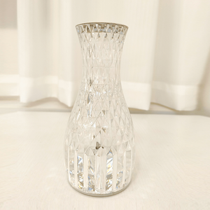 Forme de bouteille de lampe en cristal