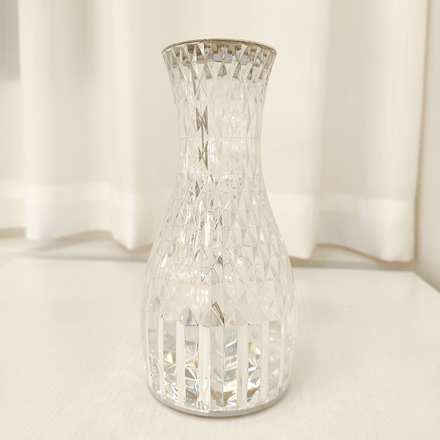 Forme de bouteille de lampe en cristal